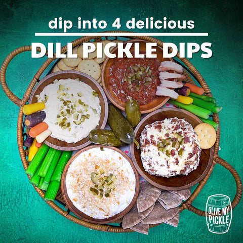 4 dill pickle dips