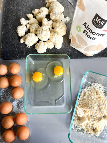 Eggs for Whole30 Cauliflower Wings