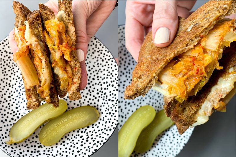 kimchi grilled cheese