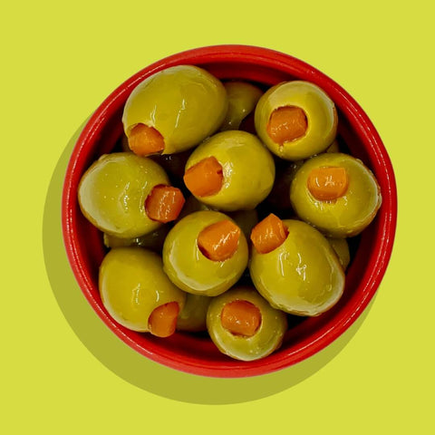 Red Pepper Stuffed Olives