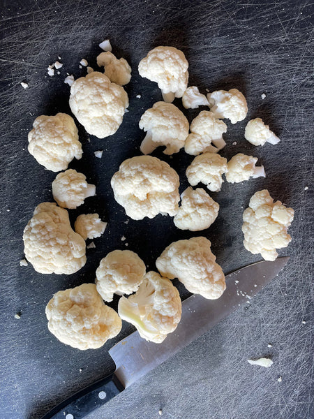 Chopped Cauliflower for Whole30 Wings