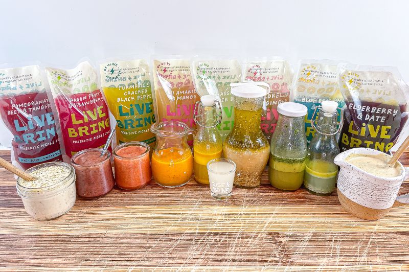dressings and sauces made with pickle juice