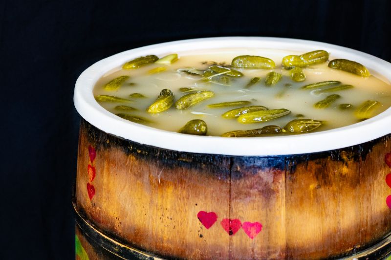 fermented pickles in olive my pickle barrel