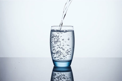 water in a glass - improve your gut health