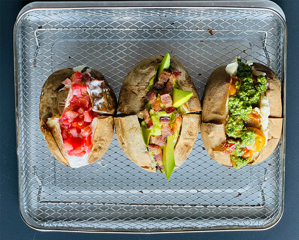 Healthy Baked Potato Bar Toppings