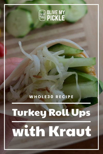 Whole30 Recipe Turkey Roll Ups with Kraut