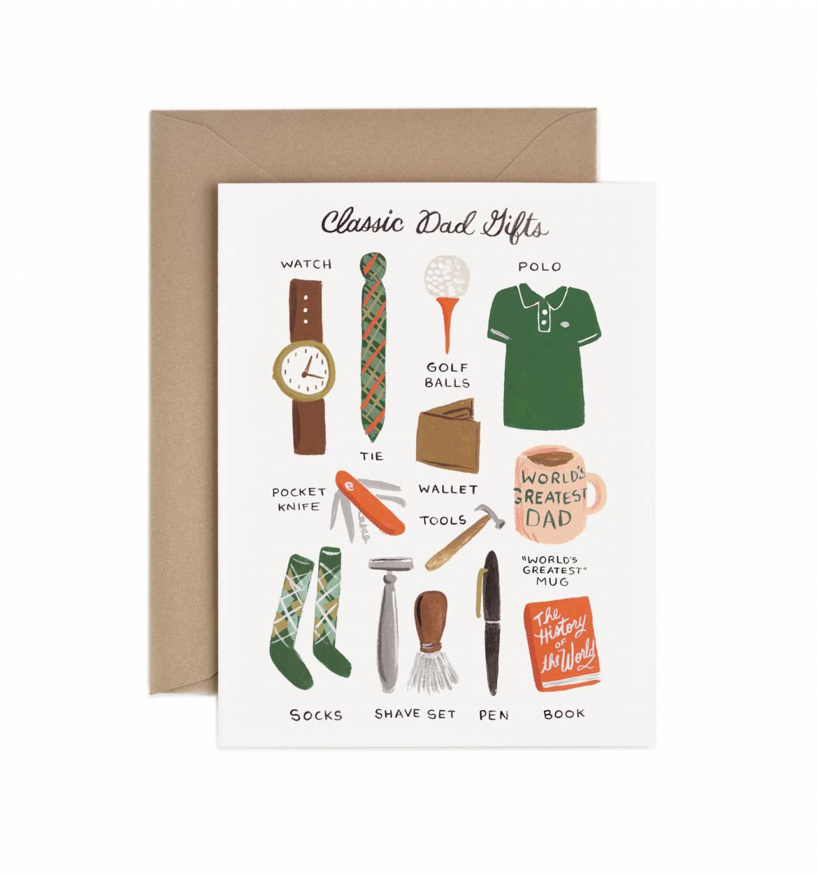 Classic Dad Gifts Card by Rifle Paper Co