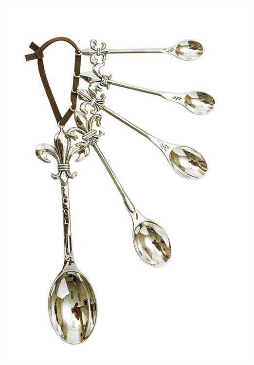 Fleur De Lys Measuring Spoons