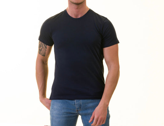 Gravity Luxury Touch Cotton Stretch T-shirt Black