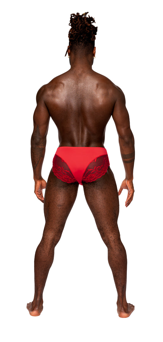 MALE POWER SASSY LACE BIKINI SOLID POUCH