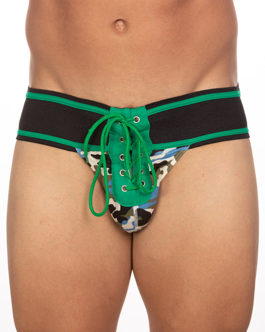 Undergear Fizx Lace Up Knit Pouch Jockstrap