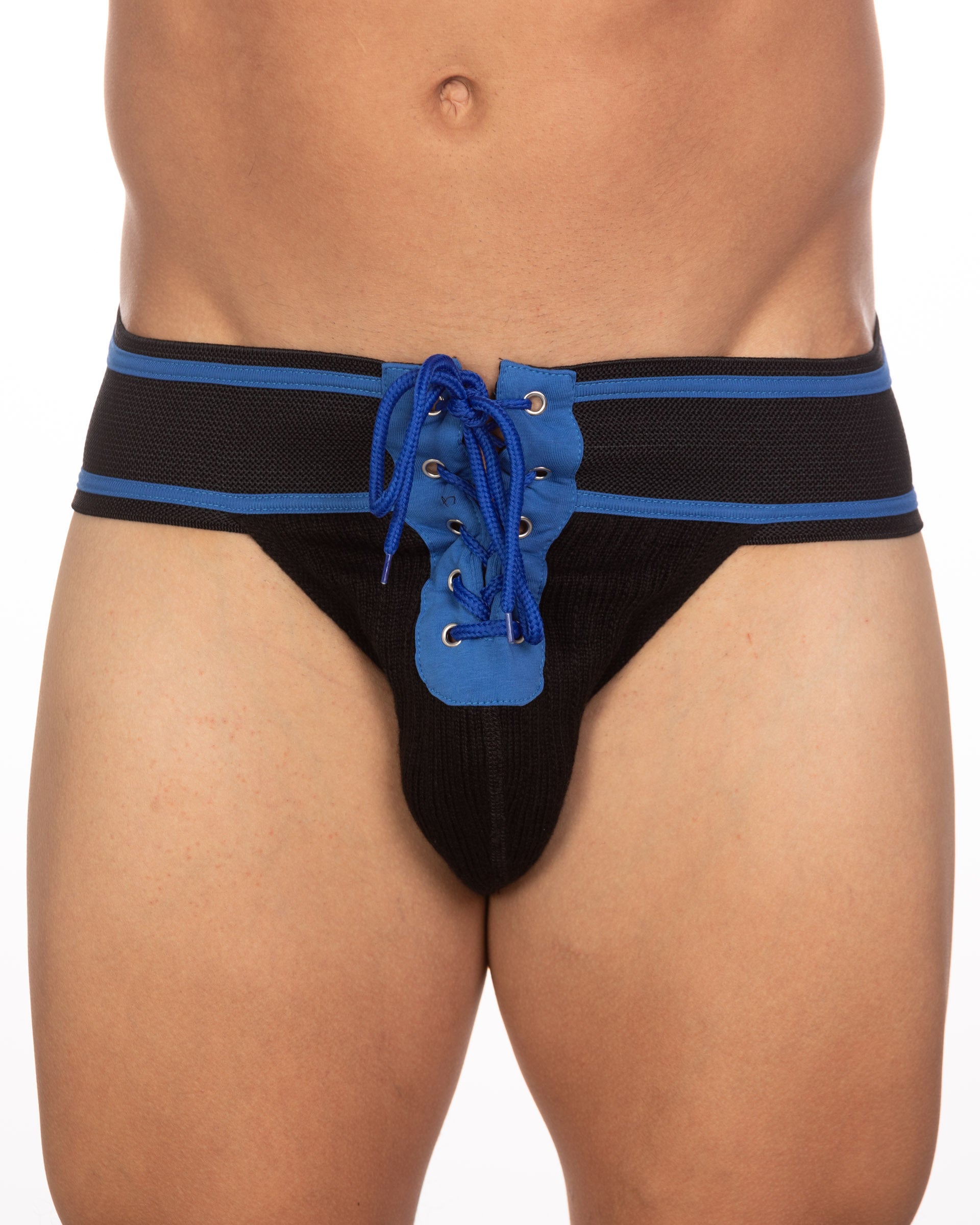 Undergear Fizx Lace Up Knit Pouch Jockstrap