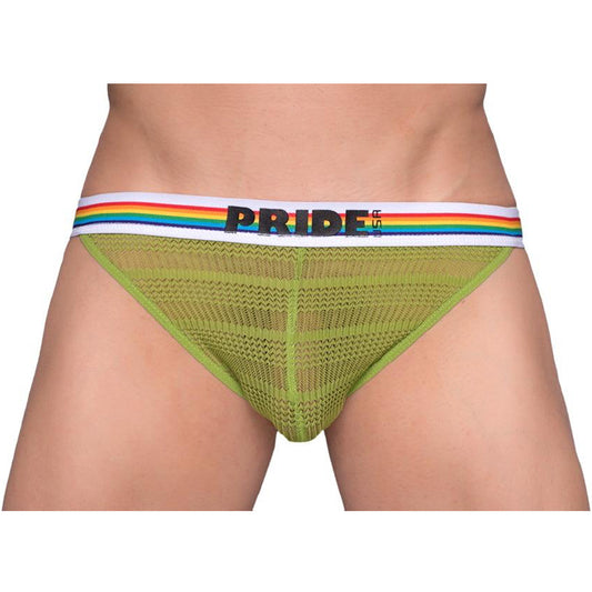 Women's 3.5cm Wide Waistband Rainbow Color Briefs Hottie