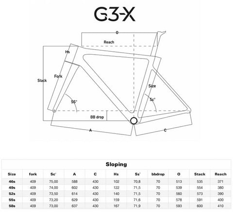 Colnago G3x Carbon Campagnolo Ekar 13 Gravel Bike 49s 53cm