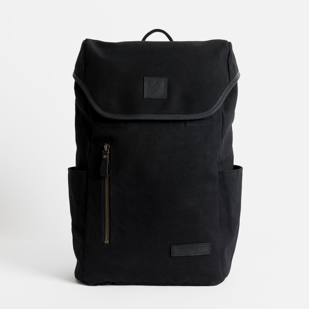 The Backpack. Premium Waterproofed Canvas and Leather. 15