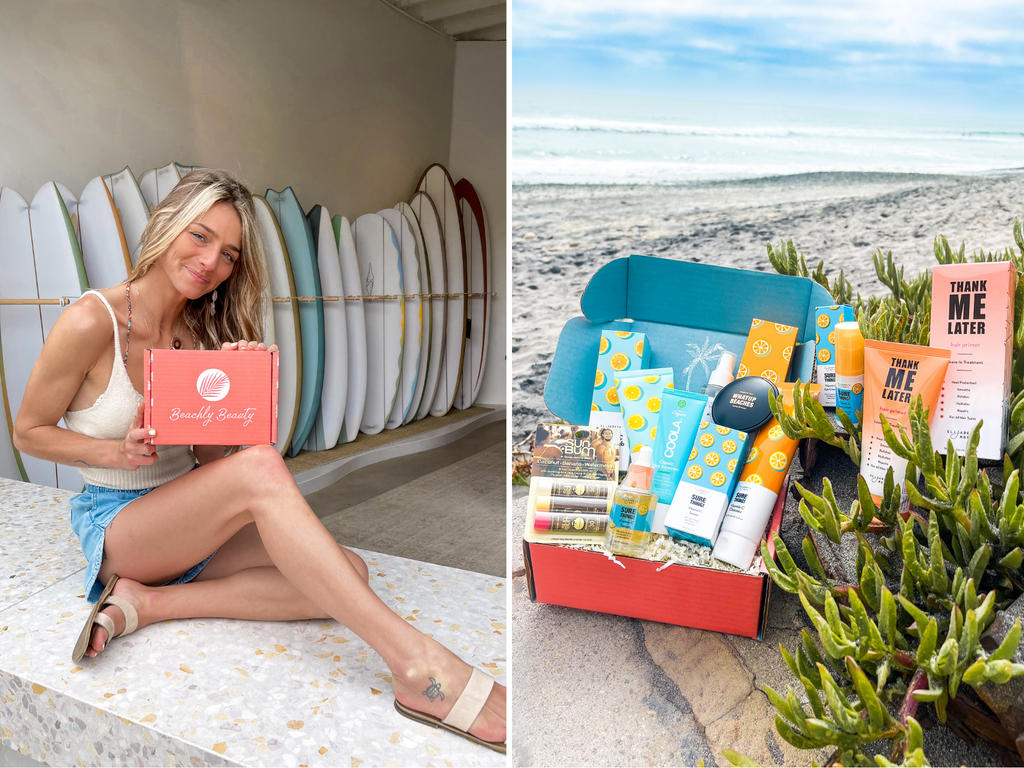 Beachly Beauty x Elizabeth Mott Giveaway Products 