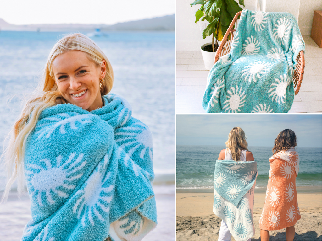 Beachly Sundream Sun Plush throw