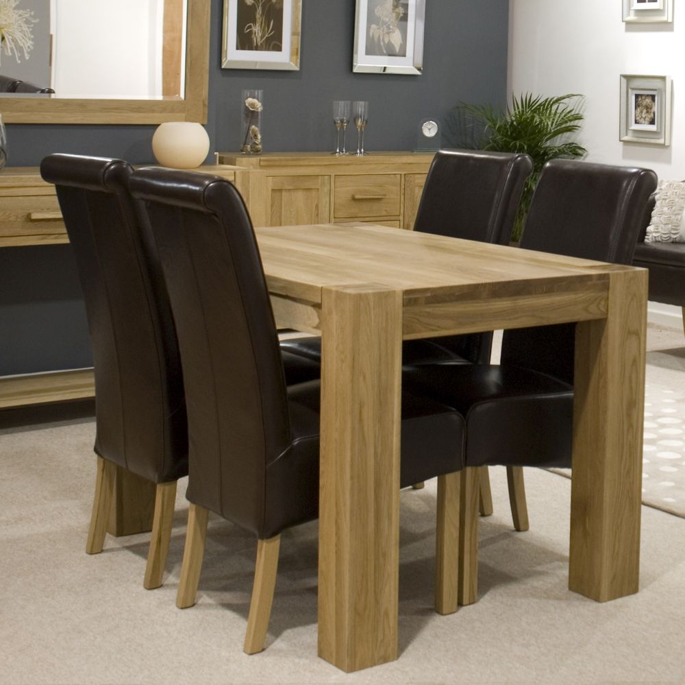 oak dining table clearance