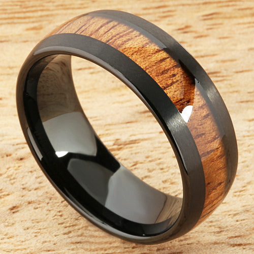 bricks n balls hawiian wood ring