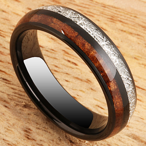 bricks n balls hawiian wood ring