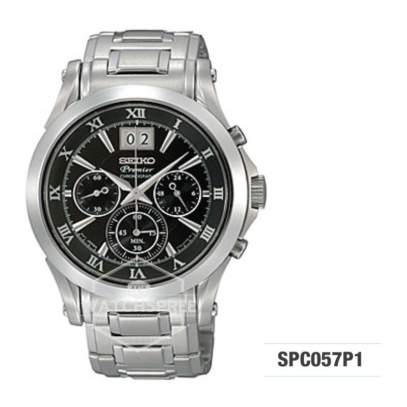 Watchspree | Seiko Premier Chronograph Watch SPC057P1 (Not for EU Buyers)