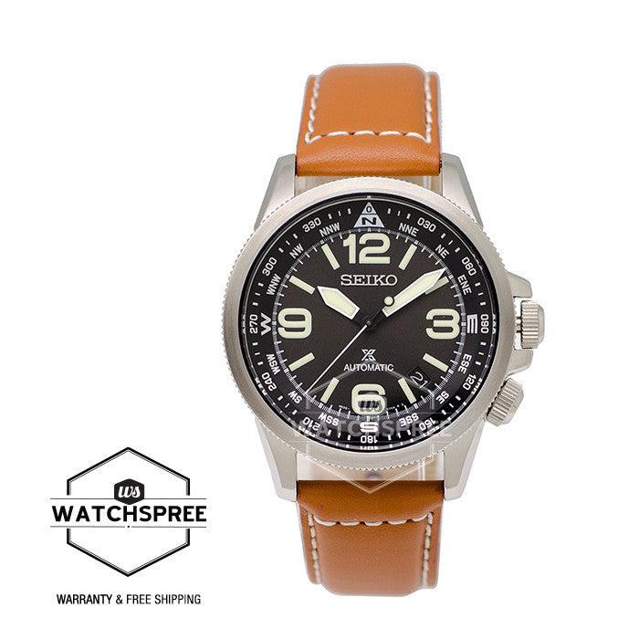 Seiko Prospex Land Series Automatic Leather Strap Watch SRPA75K1 |  Watchspree
