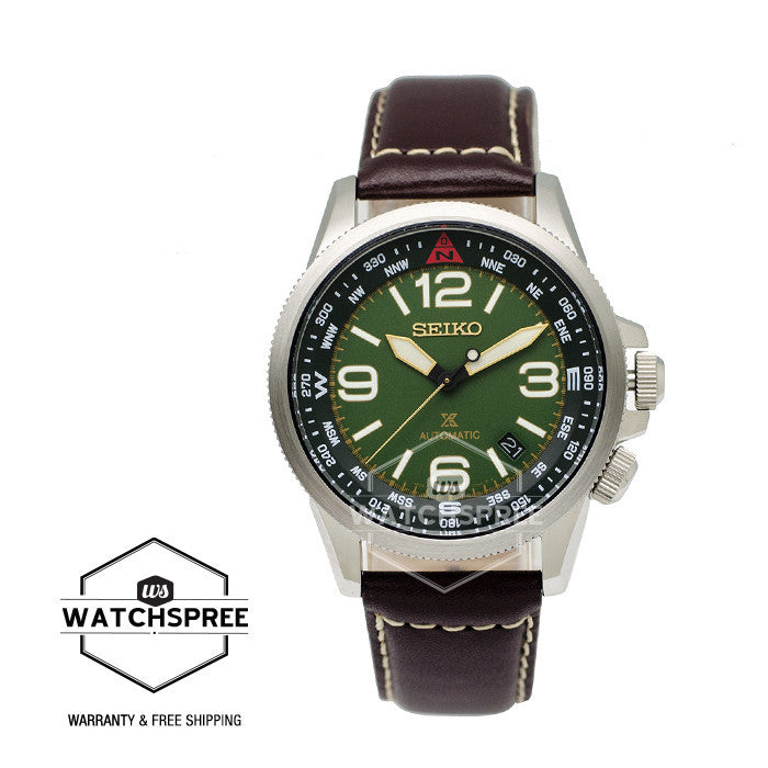 Seiko Prospex Land Series Automatic Leather Strap Watch SRPA77K1 |  Watchspree