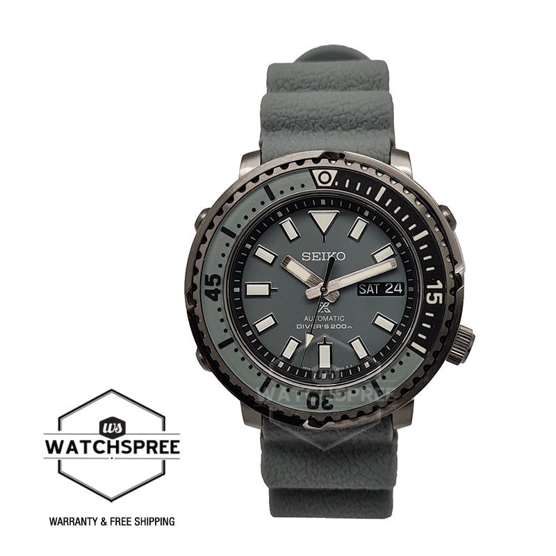 Seiko Prospex Diver Automatic Light Grey Silicone Strap Watch SRPE31K1 |  Watchspree