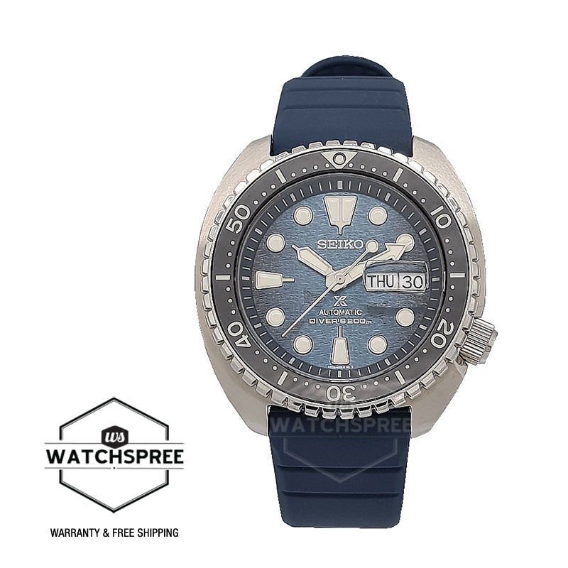 Seiko Prospex Automatic Diver's Blue Silicone Strap Watch SRPF77K1 (LO –  Watchspree