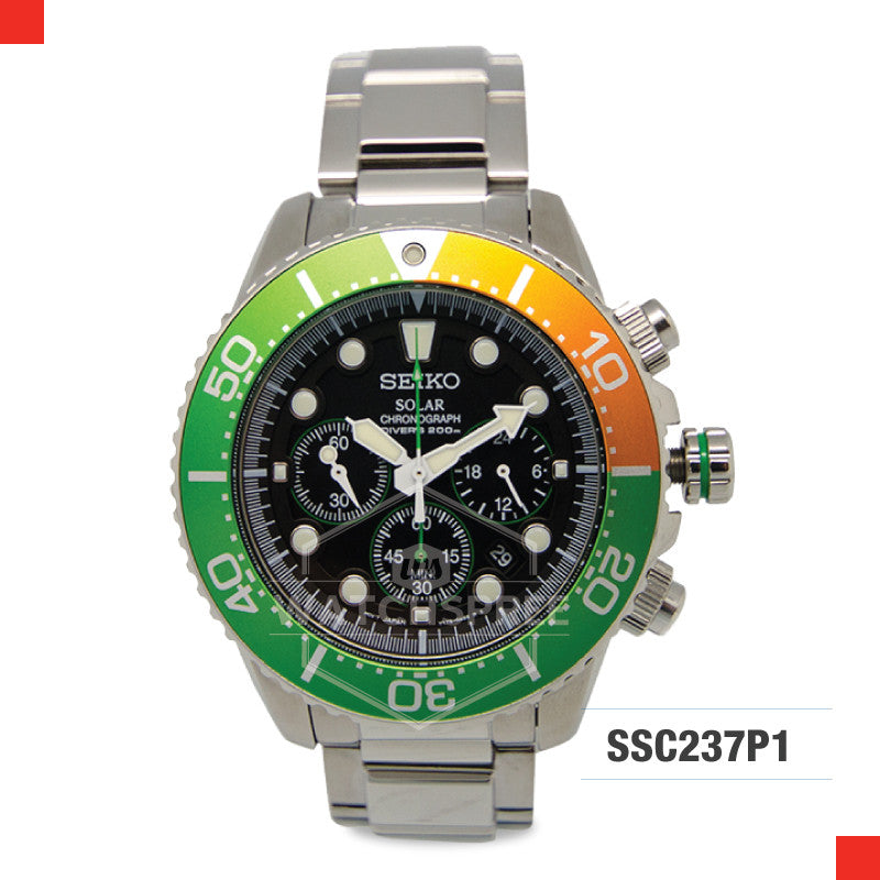 Watchspree | Seiko Chronograph Diver Solar Watch SSC237P1
