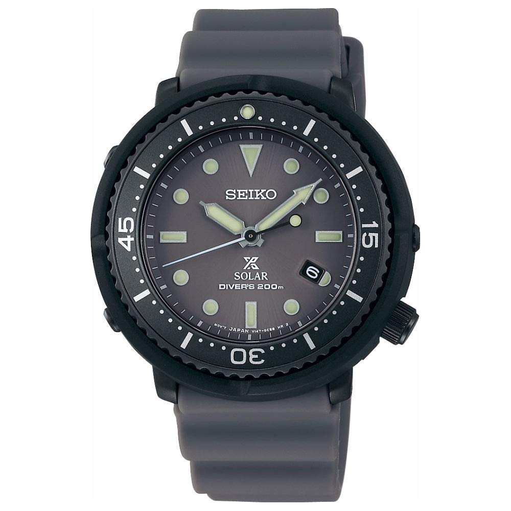 Seiko Prospex LOWERCASE Produced Solar Grey Polymer Band Watch STBR023  STBR023J | Watchspree