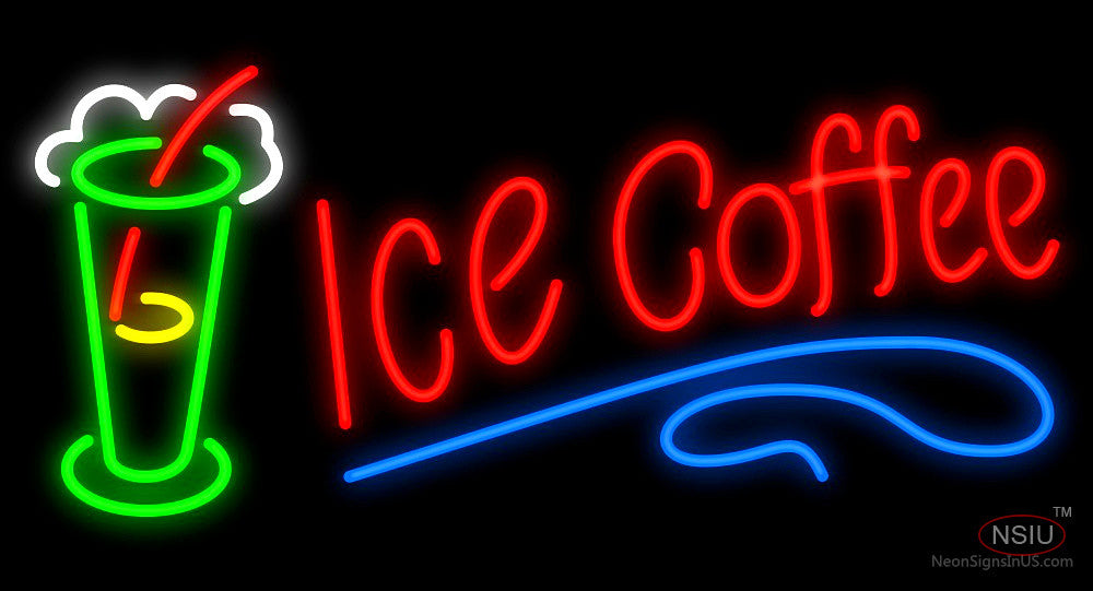 Ice Coffee Neon Sign - Bro Neon Sign