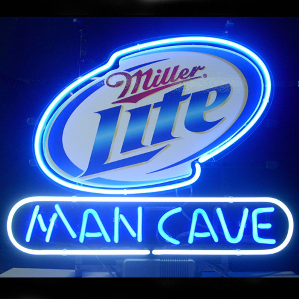 Professional Miller Lite Man Cave Open Neon Signs – Bro