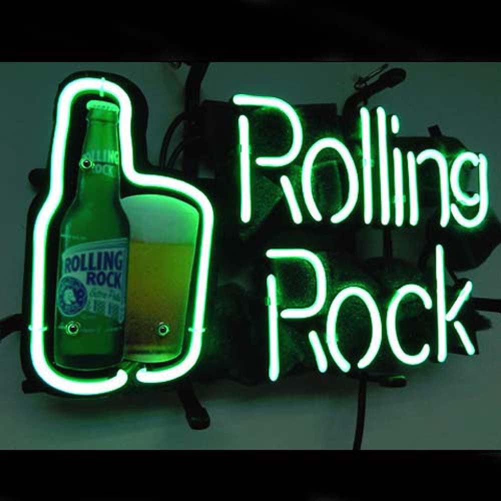 Professional Rolling Rock Beer Bar Neon Sign – NeonSigns