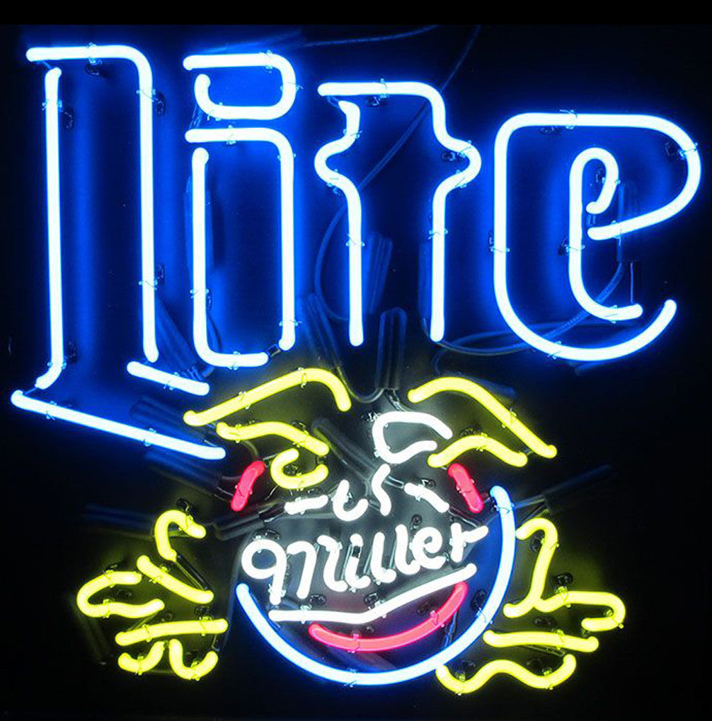 This Miller Lite Eagle Neon Sign