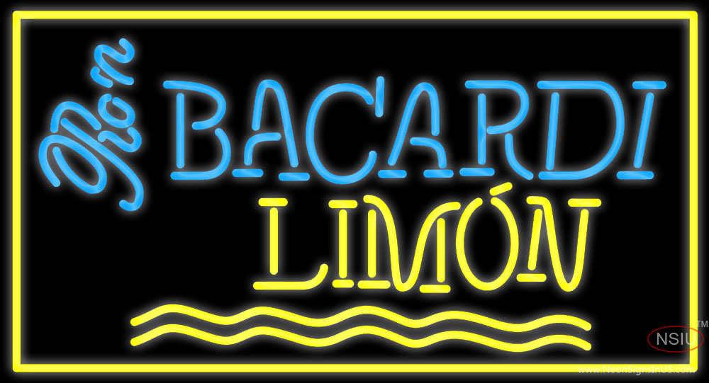 Bacardi Limon Neon Rum Sign – Bro Neon Sign