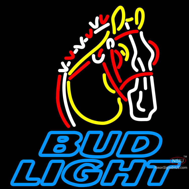 Bud Light Horse Neon Light Beer sign