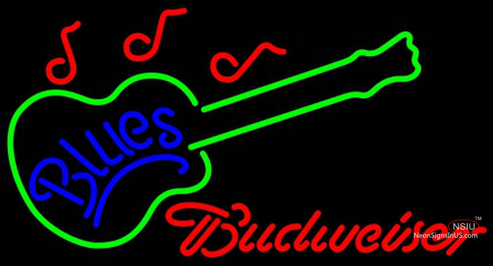 Budweiser Neon Blues Guitar Neon Sign-Bro Neon Sign