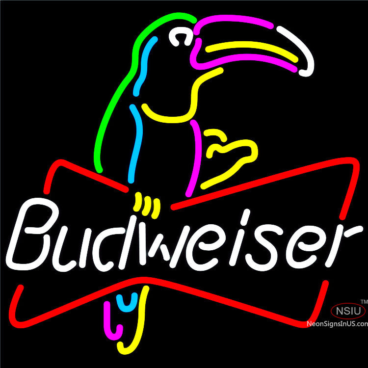 Budweiser Toucan Neon Beer Sign X - Signe de néon Bro