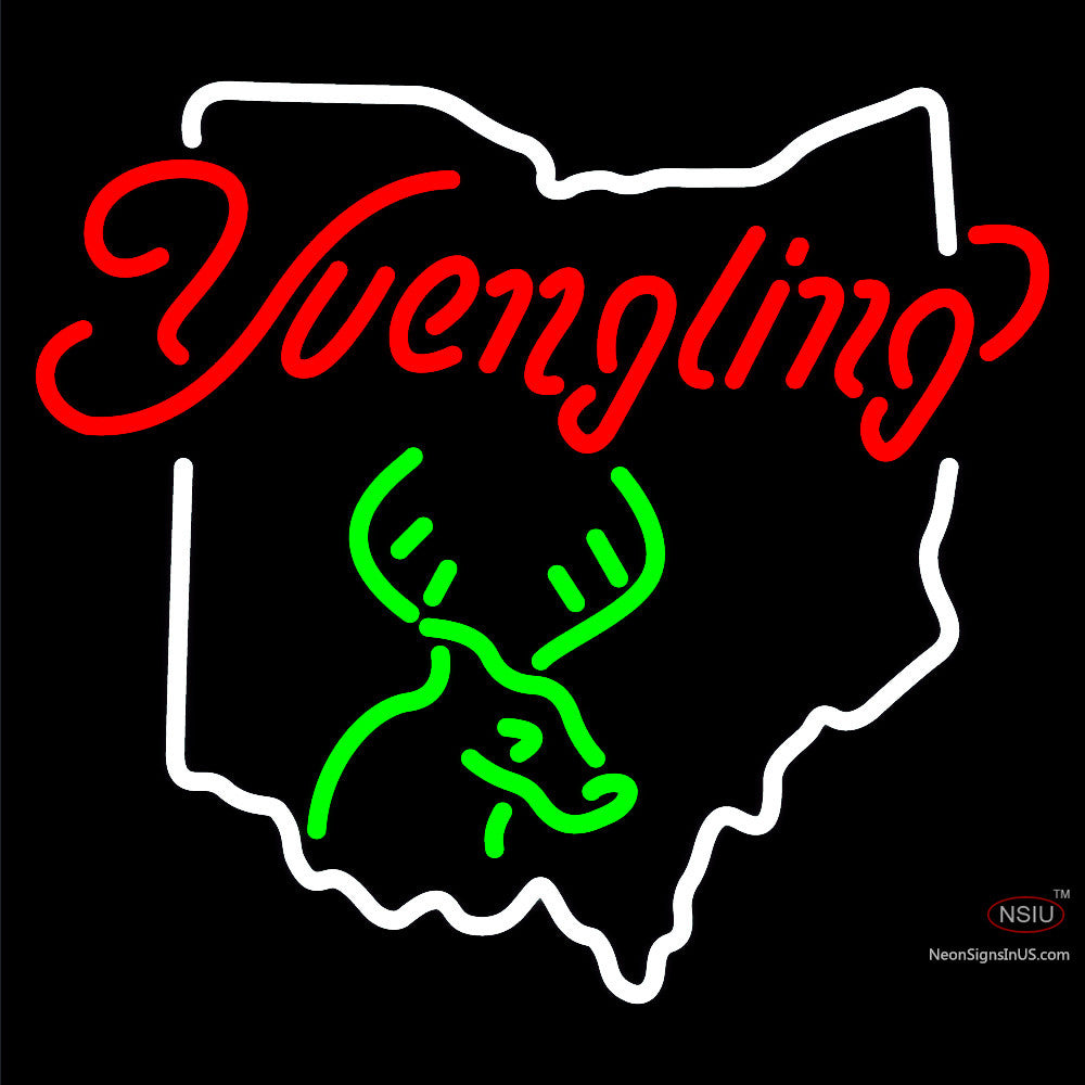 Custom State Of Ohio Yuengling Neon Sign