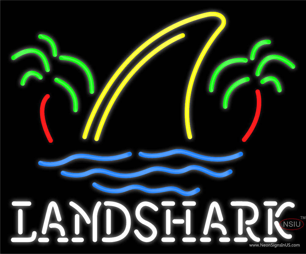 Jimmy Buffett Landshark Lager Beer Neon Sign - Neonsigns