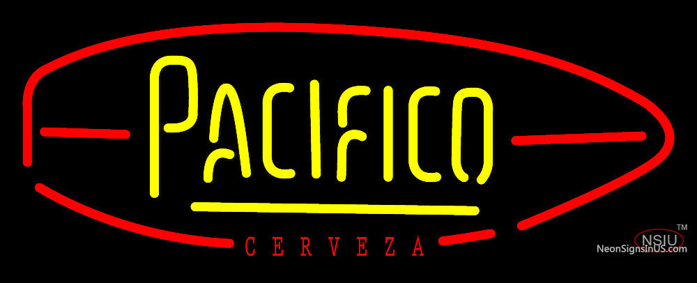 Panneau néon pacifico cerveza