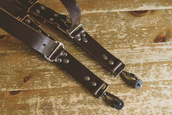 Dual Leather Camera Strap