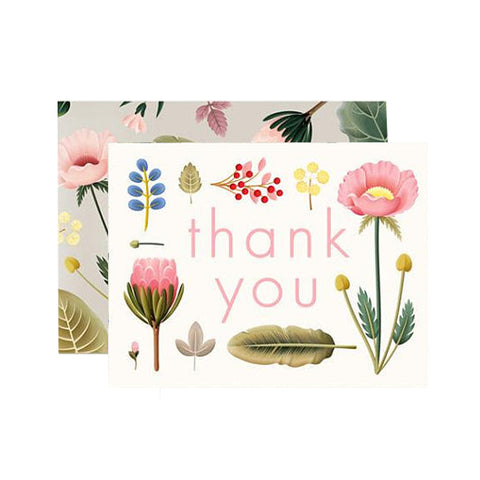 Spring Botany Thank You Card – The Paper Company India