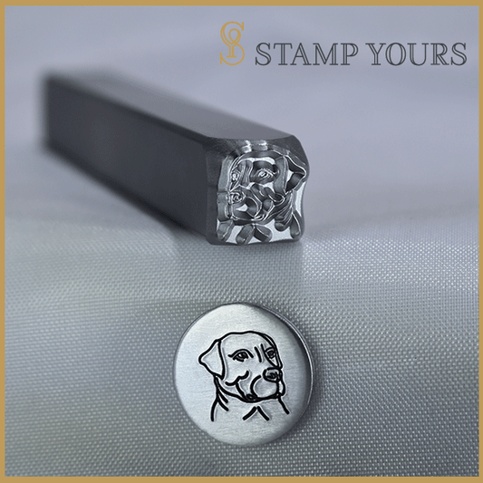 Black Labrador Metal Stamp  Lab Dog Breed Jewelry Stamp – Stamp Yours