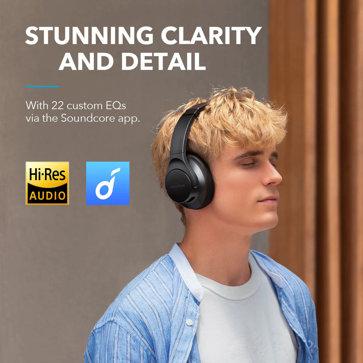 SoundPEATS A6 Hybrid Active Noise Cancelling Over Ear Headphones – eShop Now