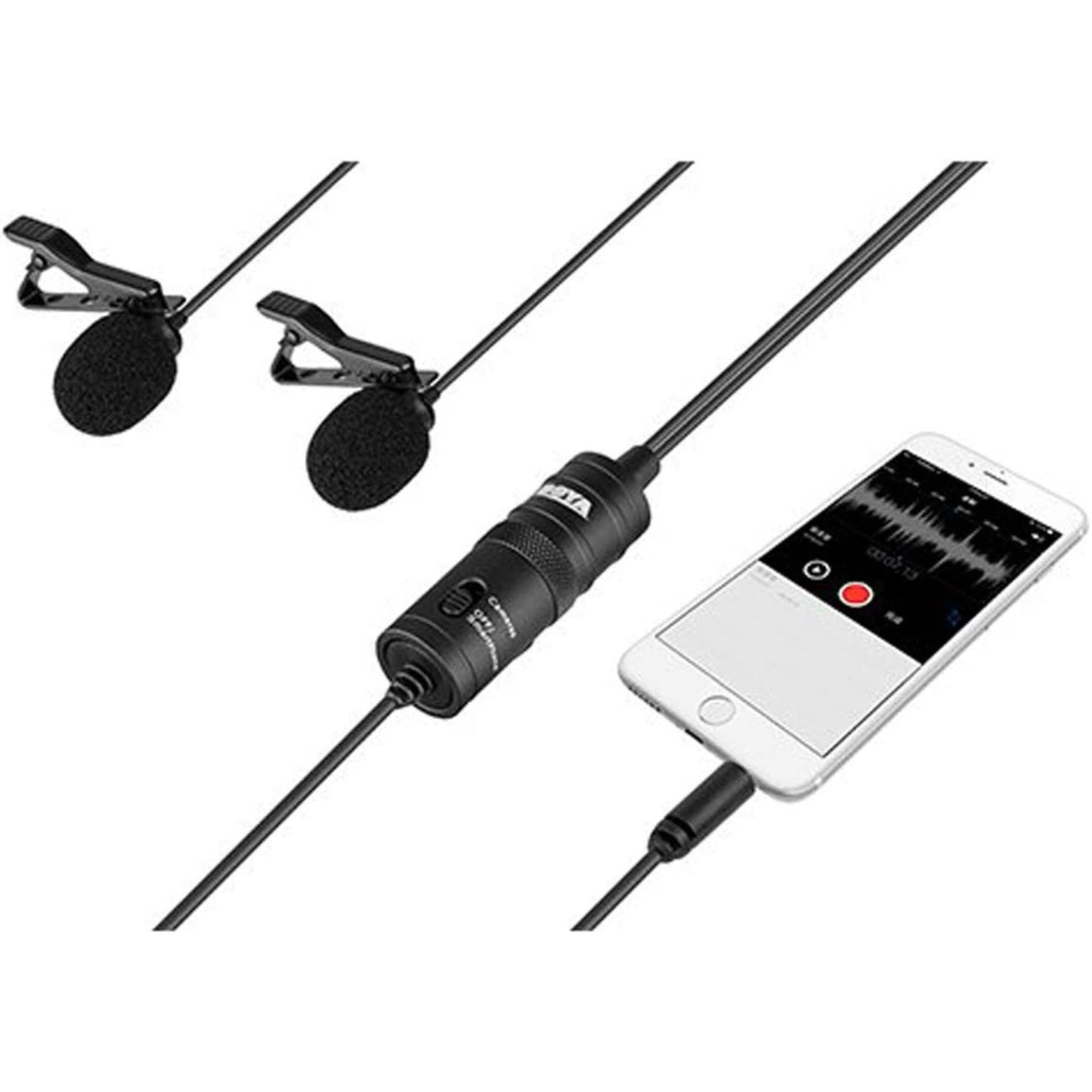 BOYA BY-M1 Omnidirectional Lavalier Microphone (Black) BY-M1 B&H