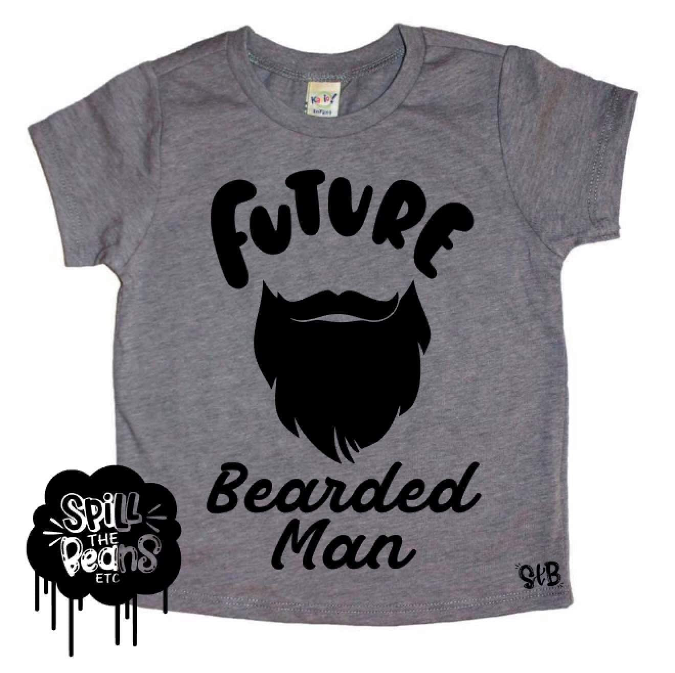 Future Bearded Man Kids Tee