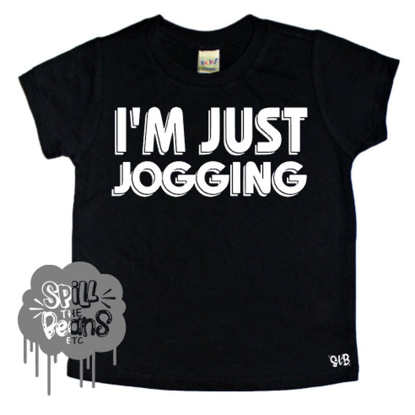 I’m just jogging (just words) Parent and kid Set