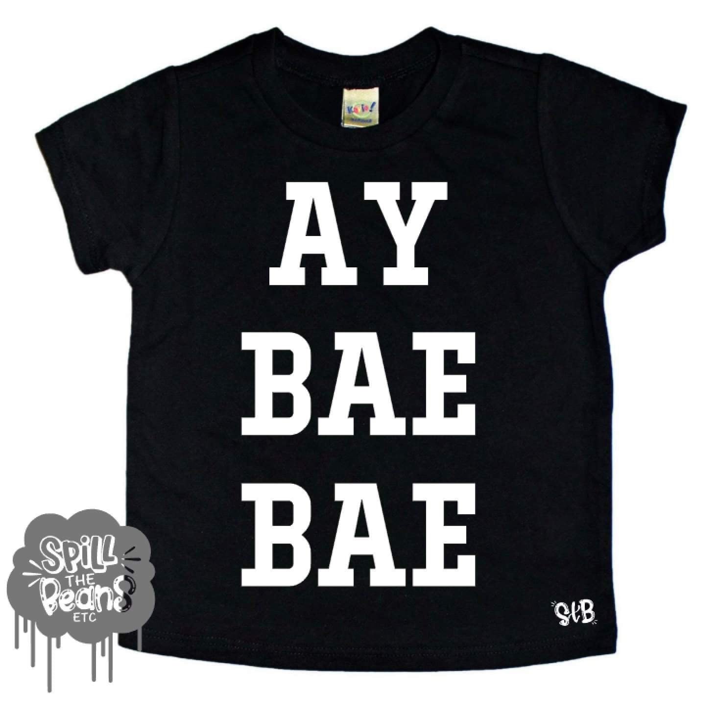 Ay Bae Bae Kids Tee